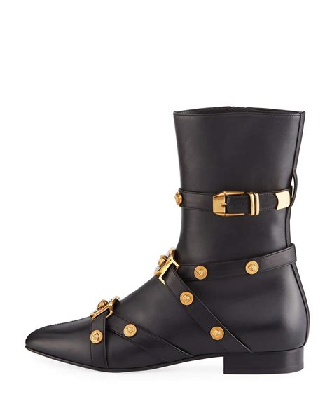 Versace Tribute Belted Buckle Boot 